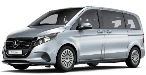 Luxurious Mercedes V Class for premium group transfers in Mykonos
